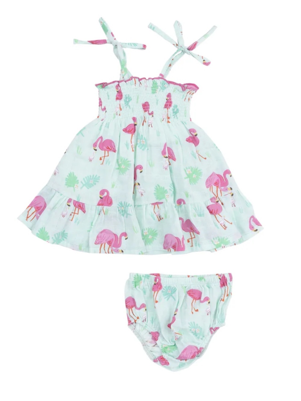 Angel Dear 18-24m Tie Strap Smocked Sun Dress NWT